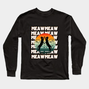 dance with meaw Long Sleeve T-Shirt